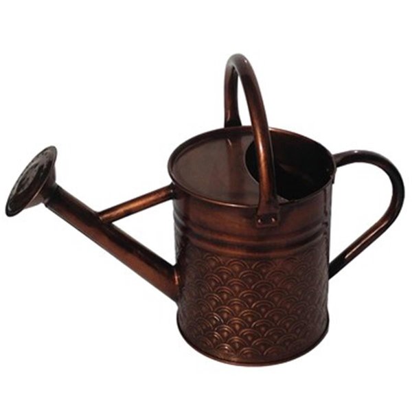 Gardener Select 2.4 Liter Embossed Watering Can Cop; Copper GSAW8105SQDF